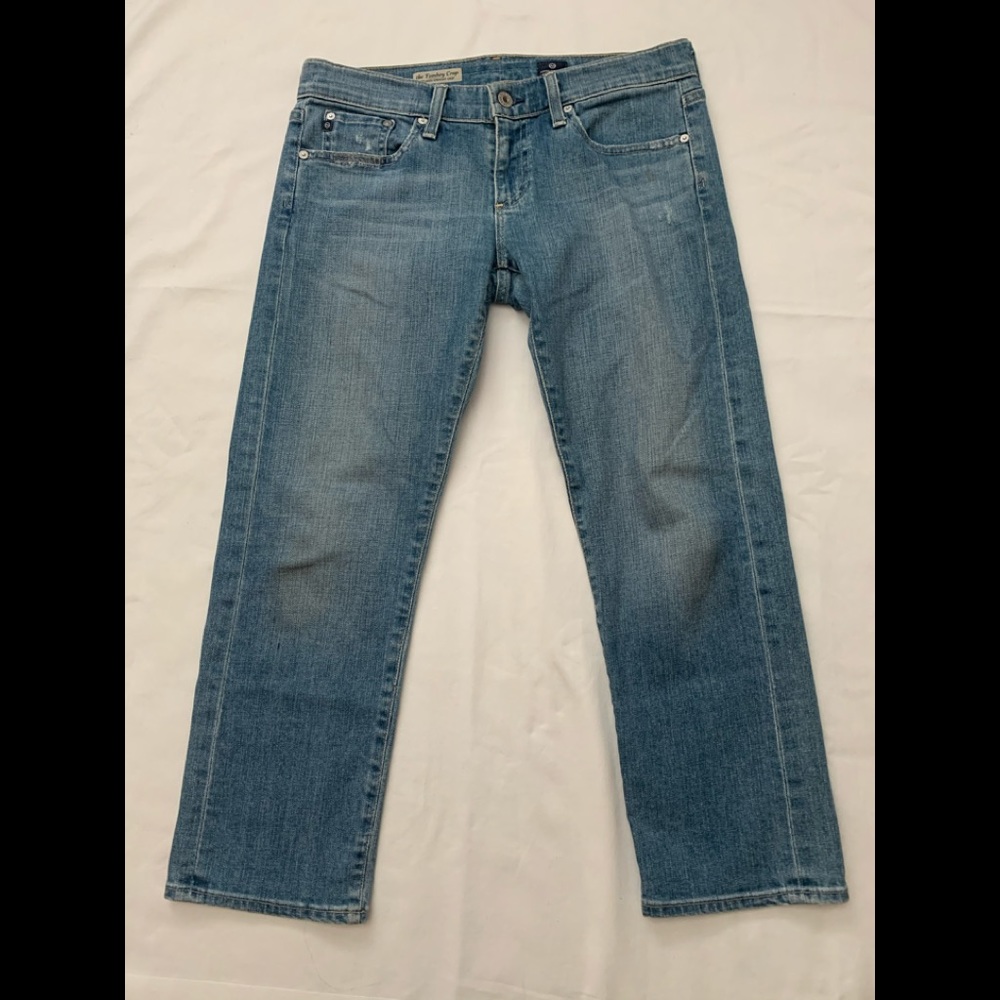 AG tomboy cropped denim